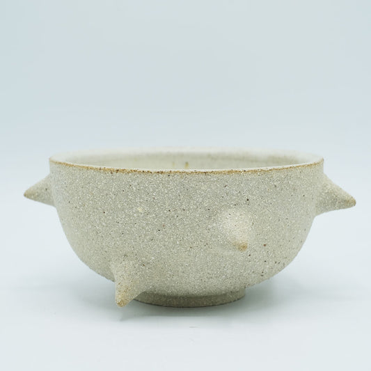 Large Spiked PURO Bowl in cream