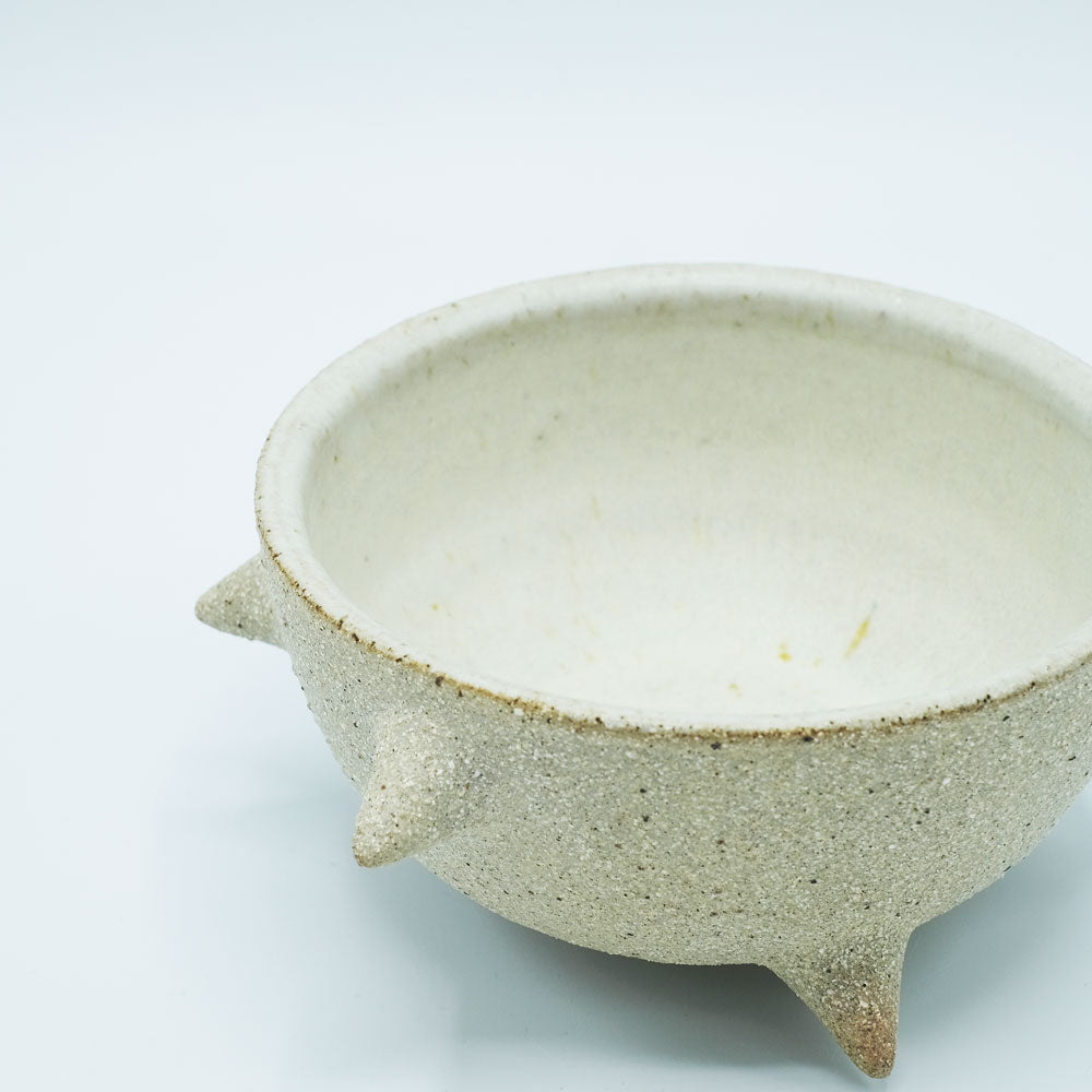 Large Spiked PURO Bowl in cream