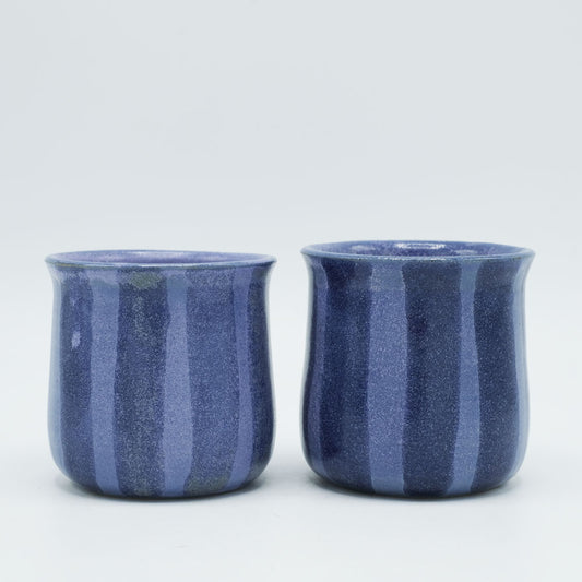 Striped tumblers Set of 2 200ml