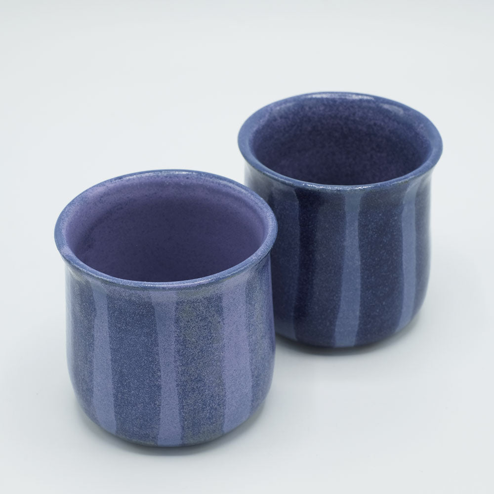 Striped tumblers Set of 2 200ml